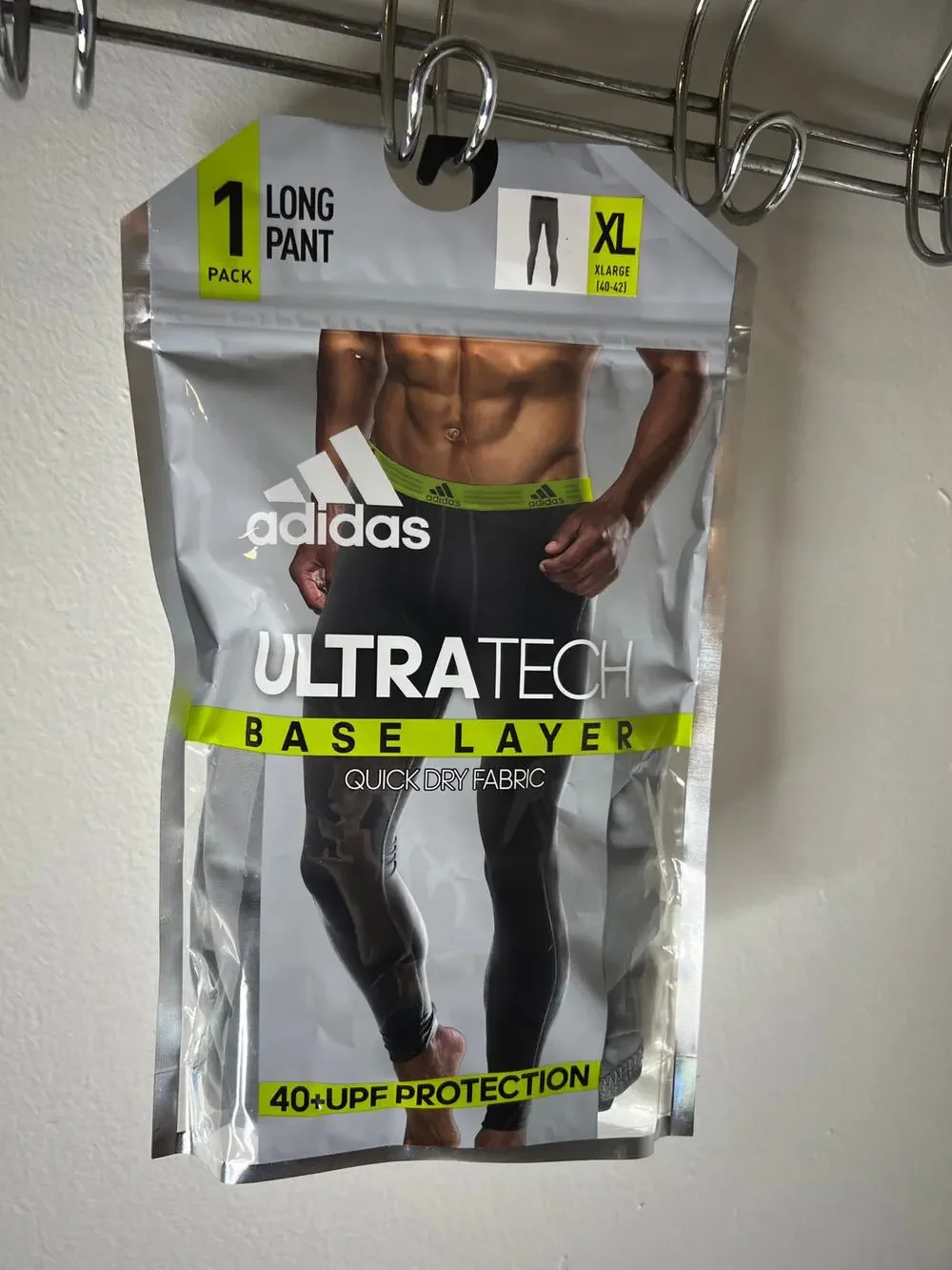 Adidas Men's ULTRATECH Base Layer Long Pants Quick Dry NEW ~ Size  XL